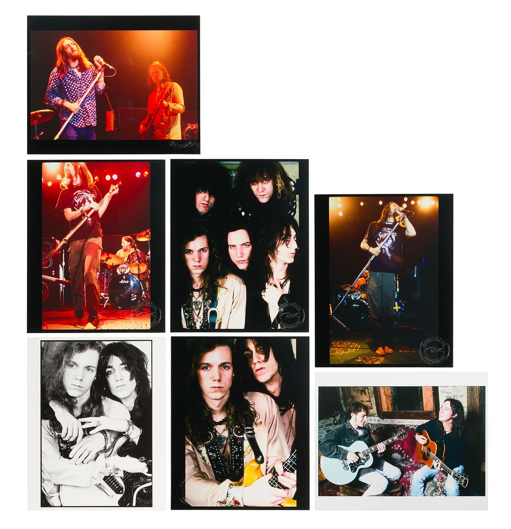 Lot 293: Robert Matheu (American, 1955-2018) The Black Crowes Photograph Assortment