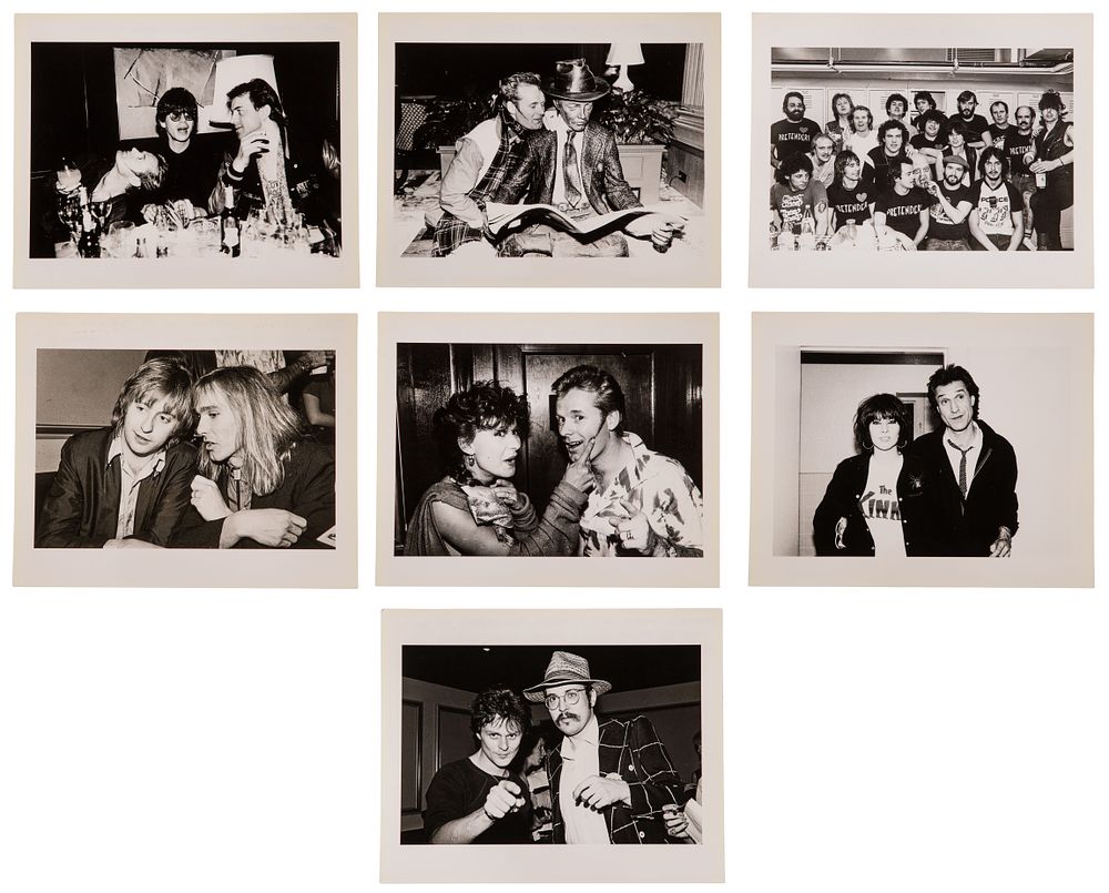 Lot 299: Robert Matheu (American, 1955-2018) The Pretenders Photograph Assortment