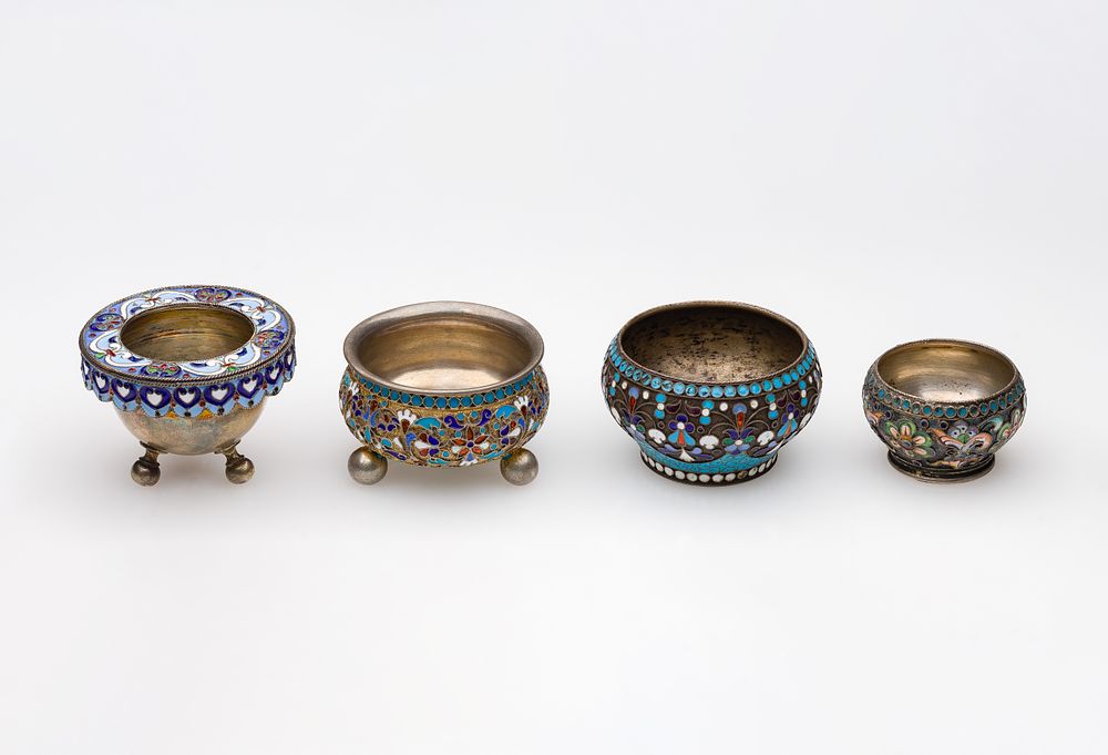 Lot 271: Russian Salt Cellar Assortment