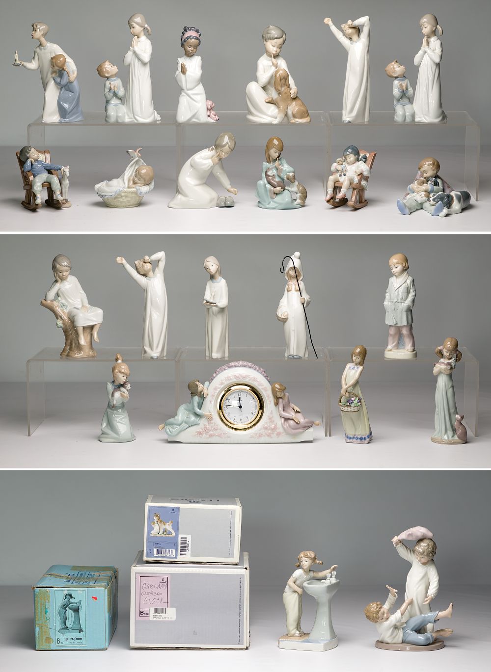 Lot 295: Lladro Porcelain Figurine Assortment
