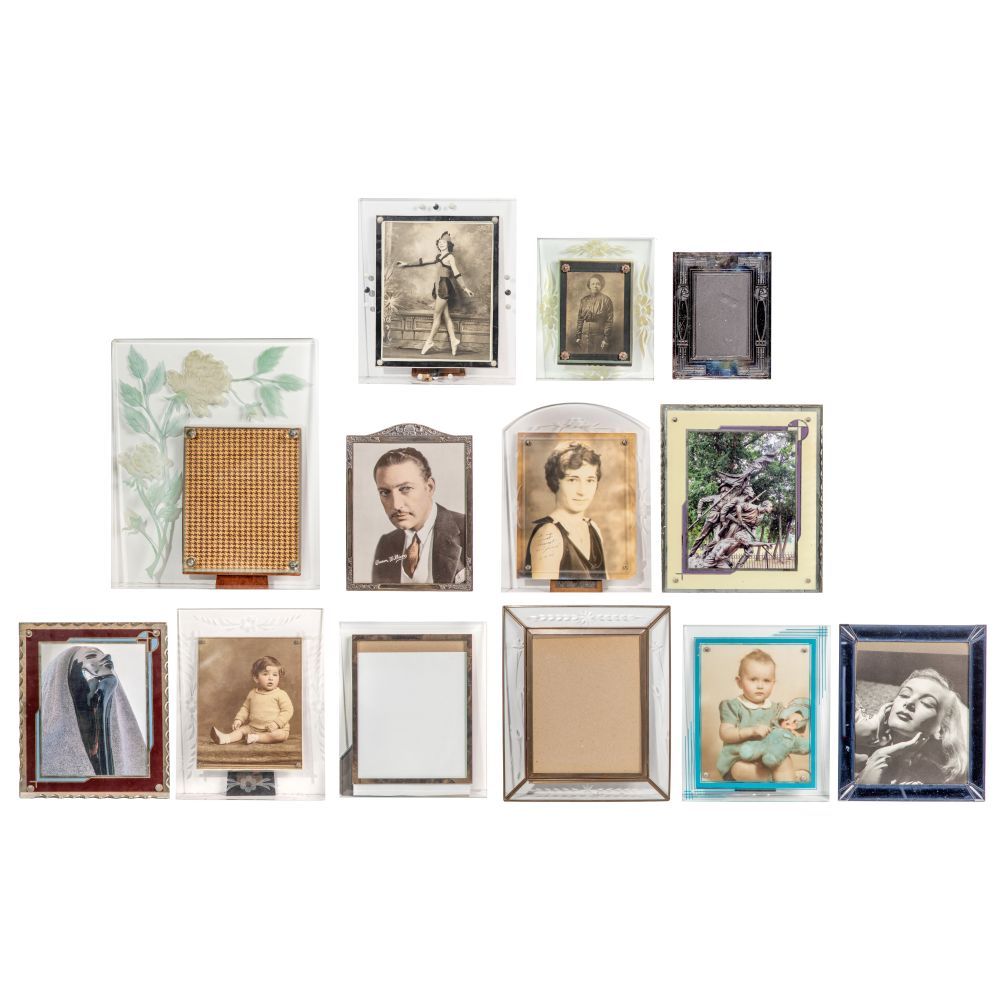 Lot 306: Art Deco Glass Frame Assortment