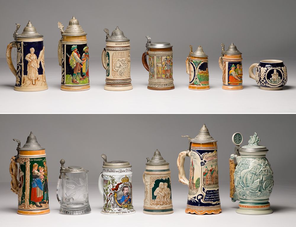 Lot 367: German Stein Assortment