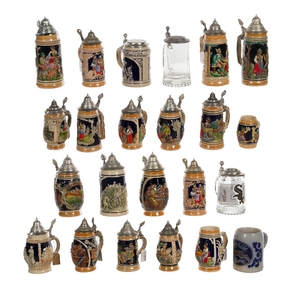 Lot 368: German Stein and Mug Assortment