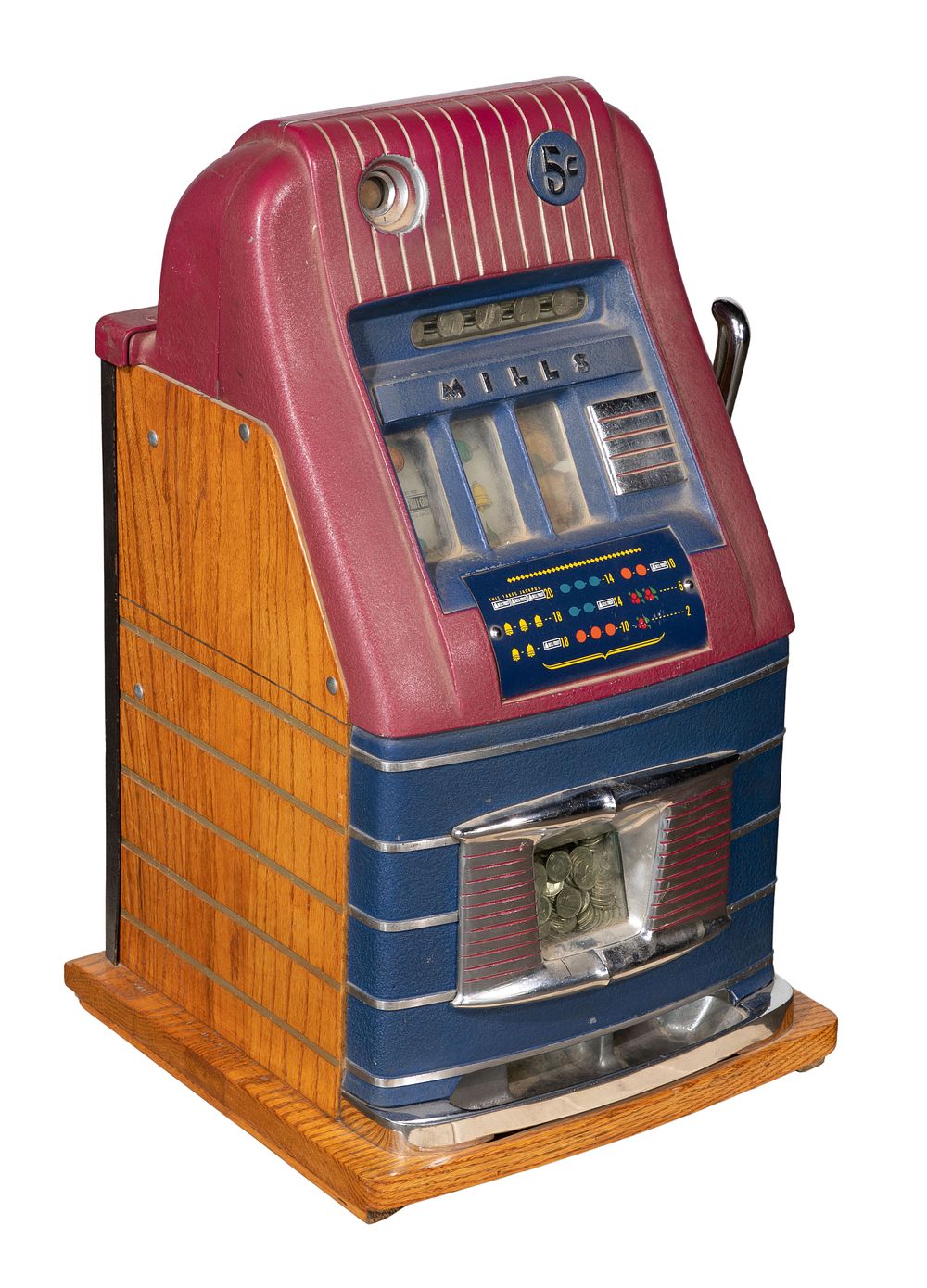 Lot 371: Mills 5c Slot machine