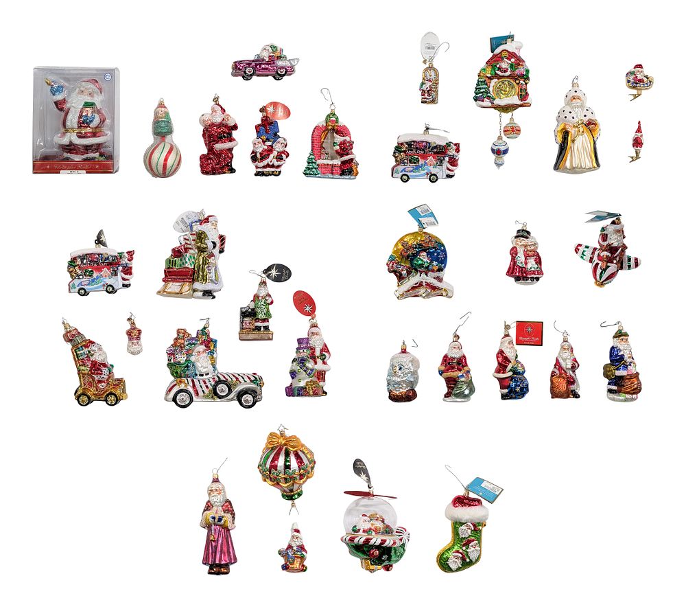Lot 376: Christopher Radko Christmas Ornament Assortment