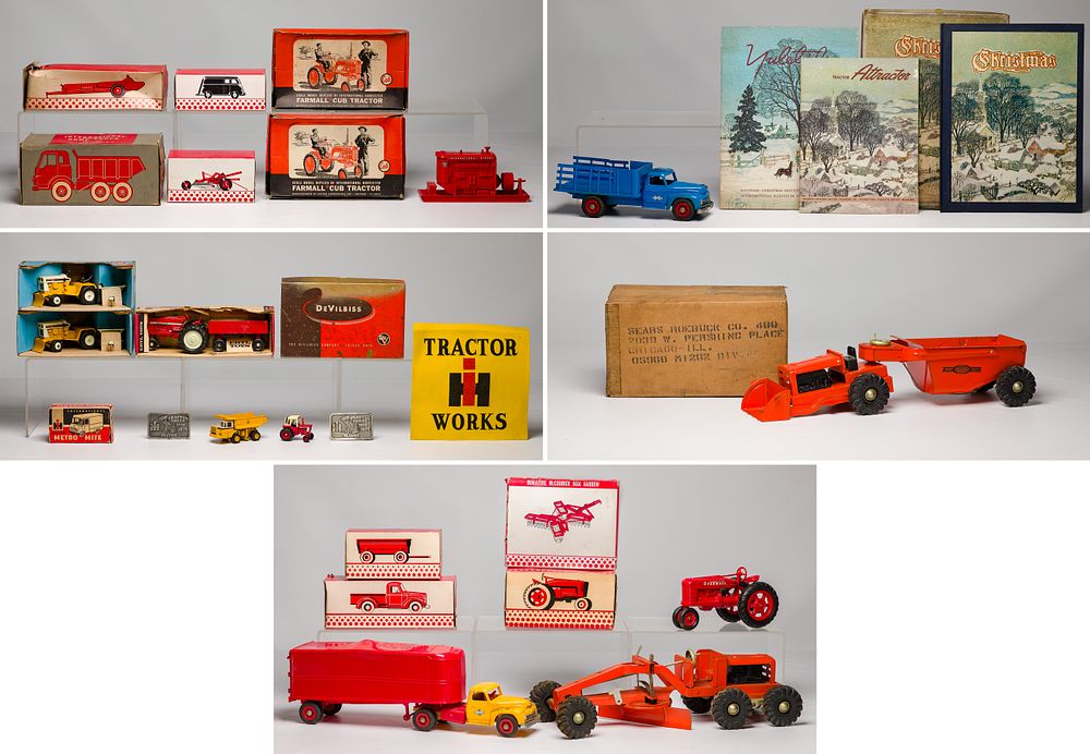 Lot 383: Toy Tractor, Truck and Farm Vehicle Assortment