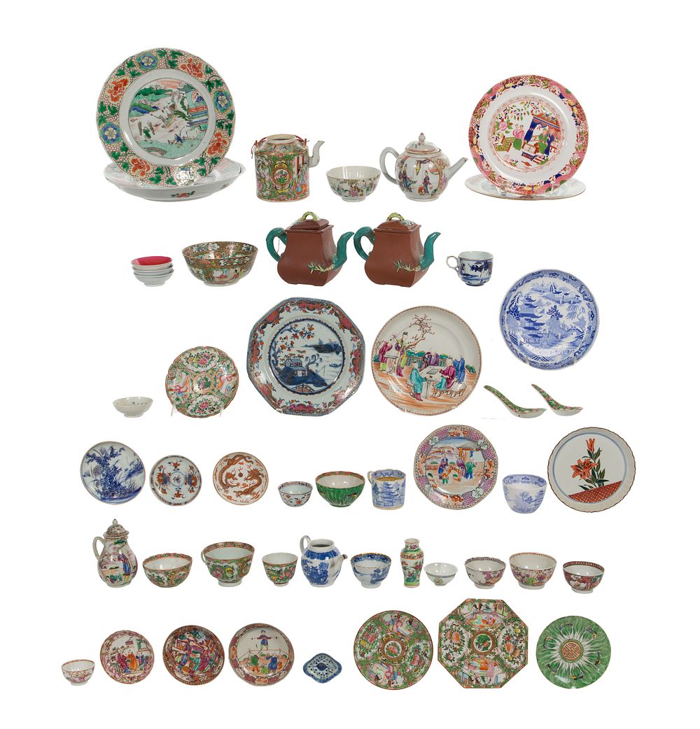 Lot 396: Asian Porcelain Assortment