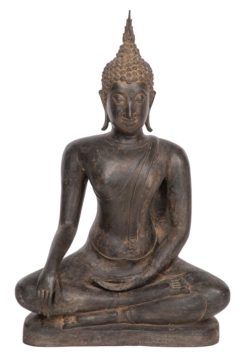 Lot 403: Thai Buddha Bronze Statue