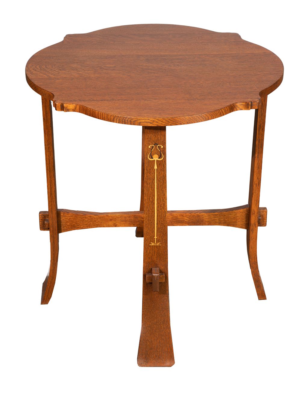 Lot 418: Harvey Ellis Collection for Stickley Lamp Table