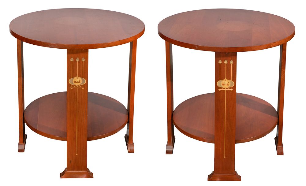 Lot 419: Harvey Ellis Collection for Stickley Tables