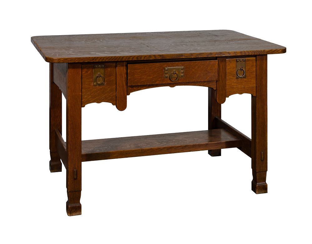 Lot 423: Imperial Company Oak Desk