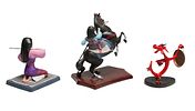 Disney - Disney Classics Collection 'Mulan' Figurine Assortment 
(3) porcelain items including Image - 1