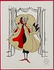 Disney - Disney '101 Dalmatians' Sericels 
(2) items including a 1997 'Hello Darling' sericel and Image - 2