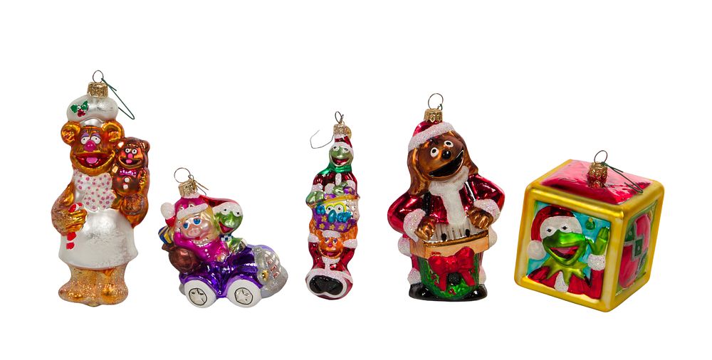 Christopher Radko - Christopher Radko Kermit Collection Ornaments 
(5) ornaments including Miss 