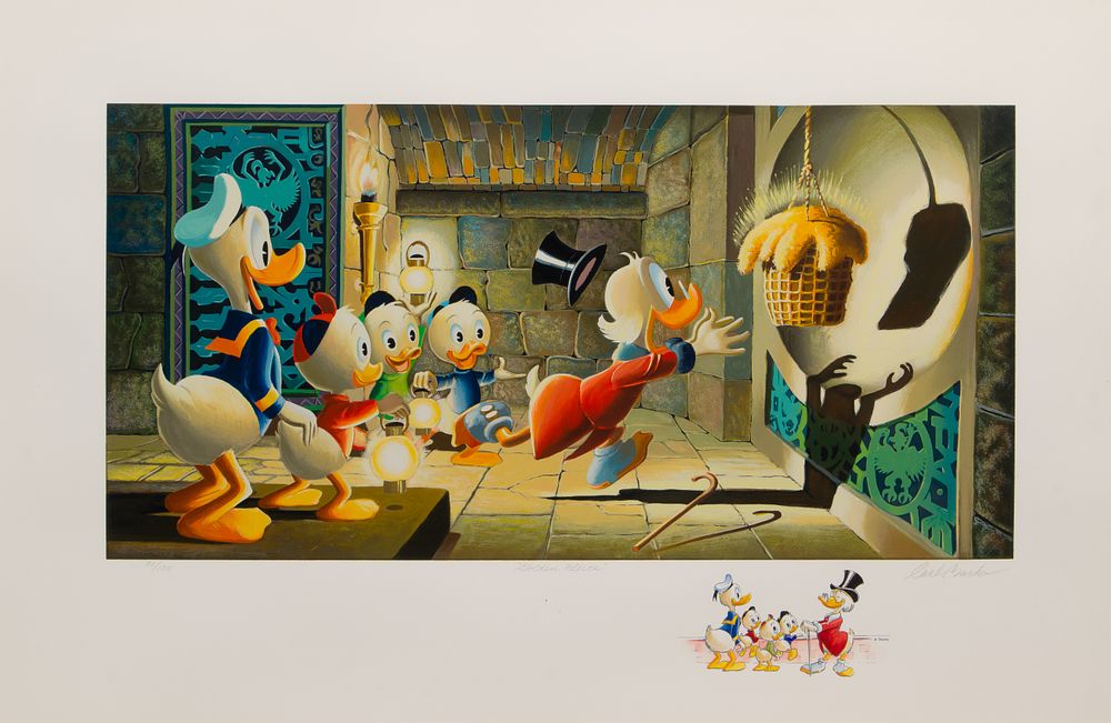 Disney - Carl Banks (American, 1901-2000) 'Golden Fleece' Serigraph 
Undated, pencil signed 