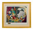 Disney - Carl Barks (American, 1901-2000) 'The Cave of Ali Baba' Lithograph 
Undated, pencil Image - 1
