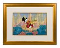 Disney - Disney 'Scrooge McDuck and Money' Hand Painted Cel Set-Up 
1995, #5/500, on printed Image - 1
