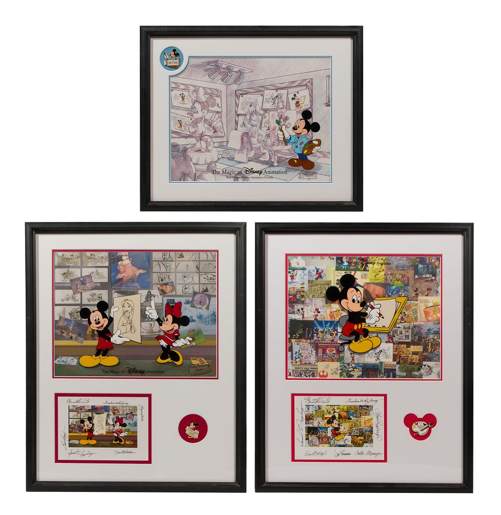 Lot 156: Disney 'Magic Of Disney Animation' Sericel and Pin Set Assortment