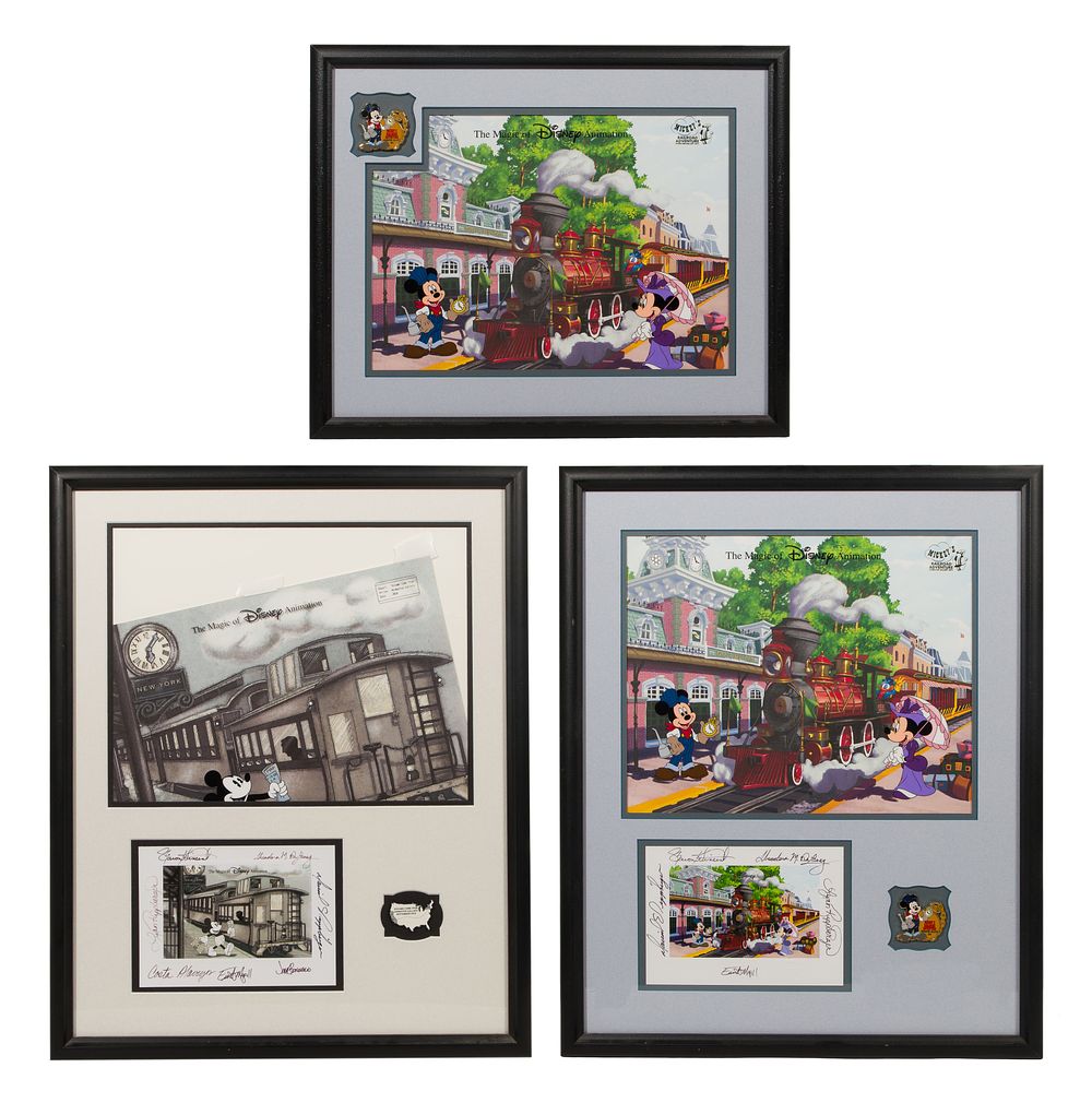 Lot 157: Disney 'The Magic of Disney Animation' Sericel and Pin Set Assortment
