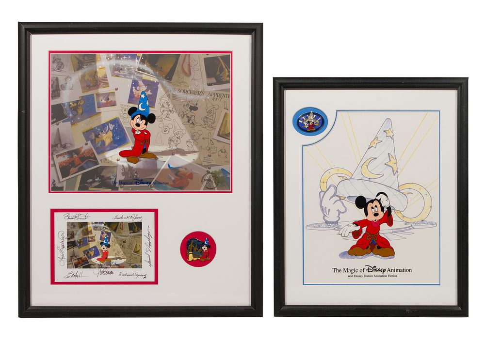 Lot 158: Disney 'The Magic of Disney Animation' Sericel and Pin Sets