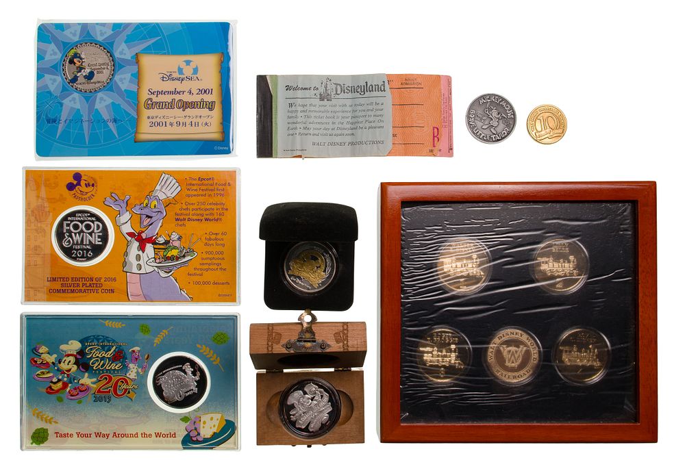 Lot 212: Disney Commemorative Medallion Assortment