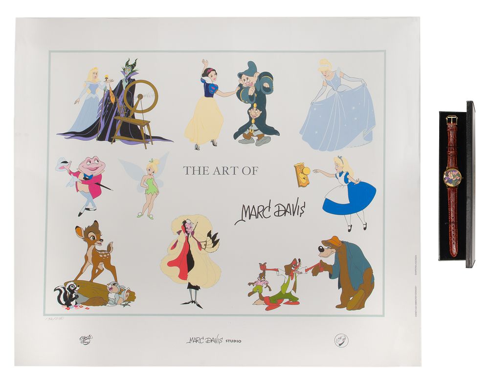 Lot 218: Marc Davis (American, 1913-2000) 'The Art of Marc Davis' Serigraph