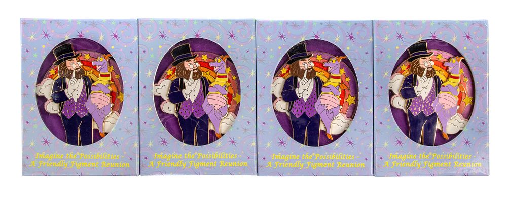 Lot 222: Disney 'Imagine the Possibilities' Jumbo Pin Assortment