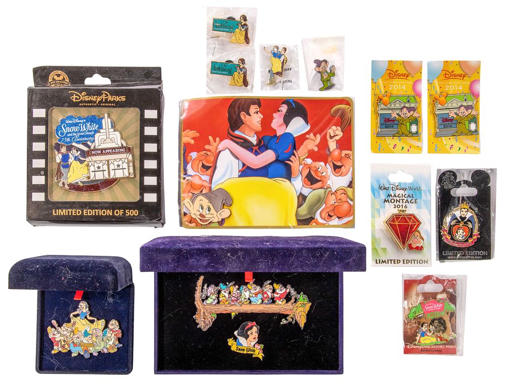 Lot 230: Disney 'Snow White and the Seven Dwarfs' Pin Assortment