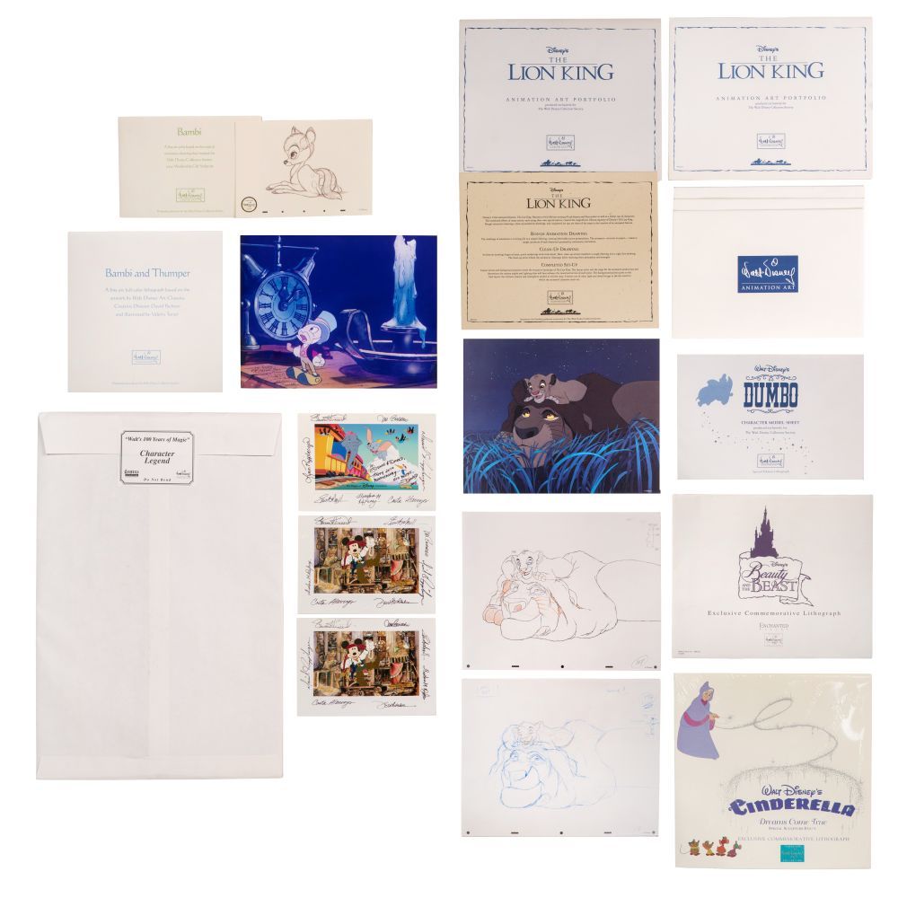 Lot 243: Disney Collection Society Animation Art Assortment