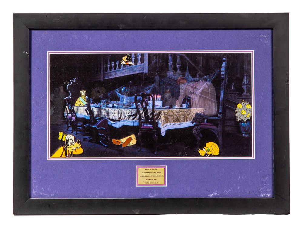 Lot 244: Disney 'A Ghostly Birthday' Framed Pin Set