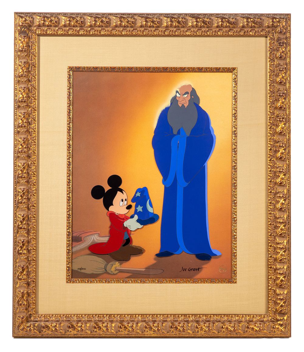 Lot 245: Disney 'A Lesson Learned' Hand Painted Cel Set-Up