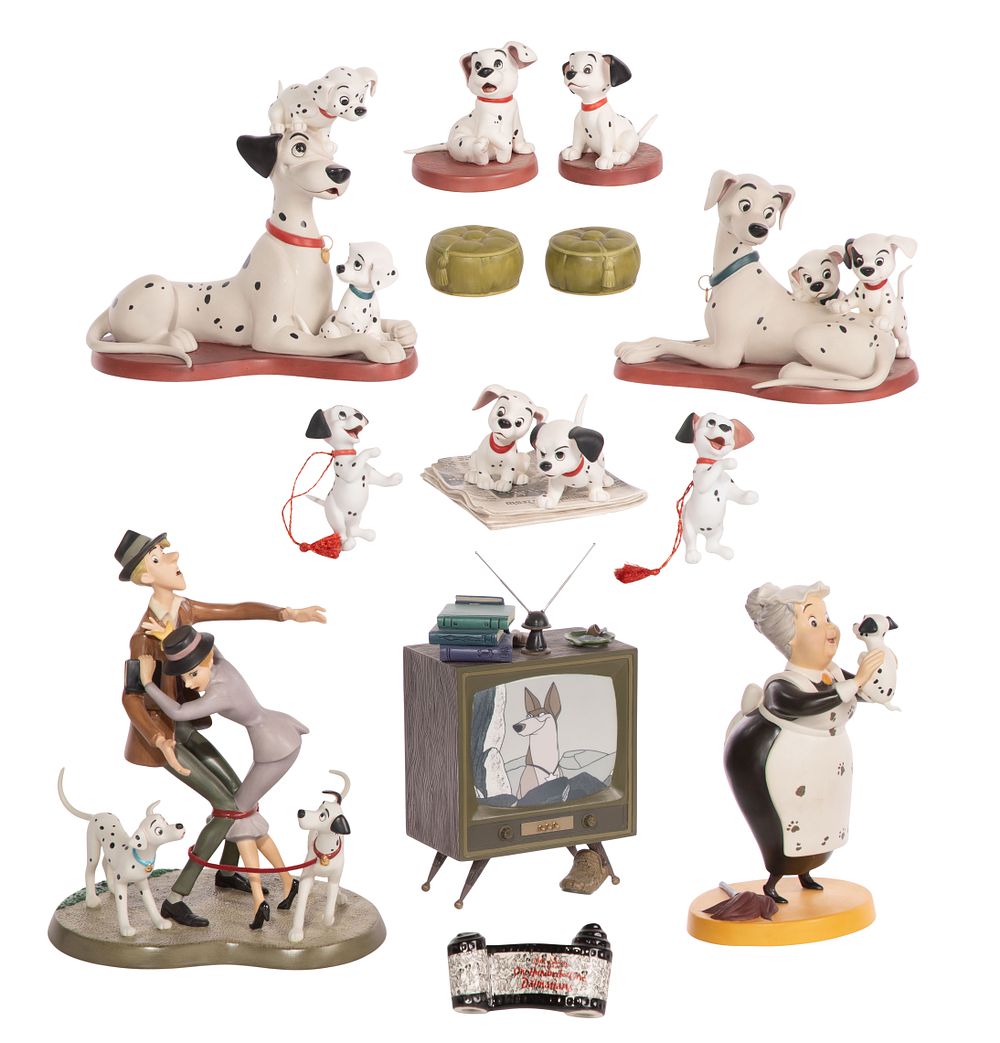 Lot 265: Disney Classics Collection 'One Hundred and One Dalmatians' Figurine Assortment