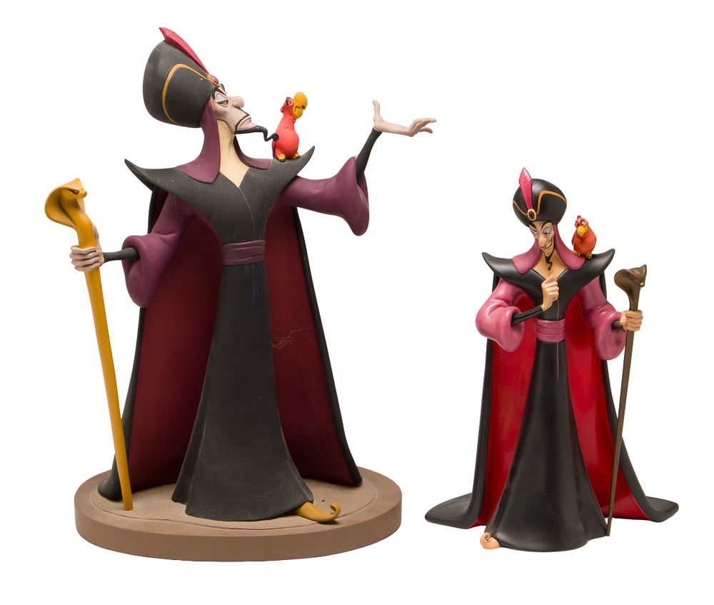 Lot 275: Disney Classics Collection 'Aladdin' Jafar Figurines