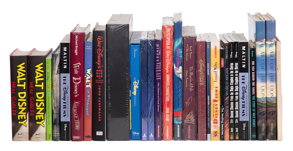 Lot 276: Disney Animation and Comic Book Art Book Collection