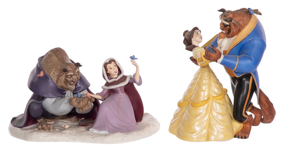 Lot 283: Disney Classics Collection 'Beauty and the Beast' Figurines