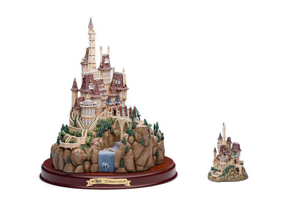 Lot 289: Disney Classics Collection 'Beauty and the Beast' Castle Model and Ornament