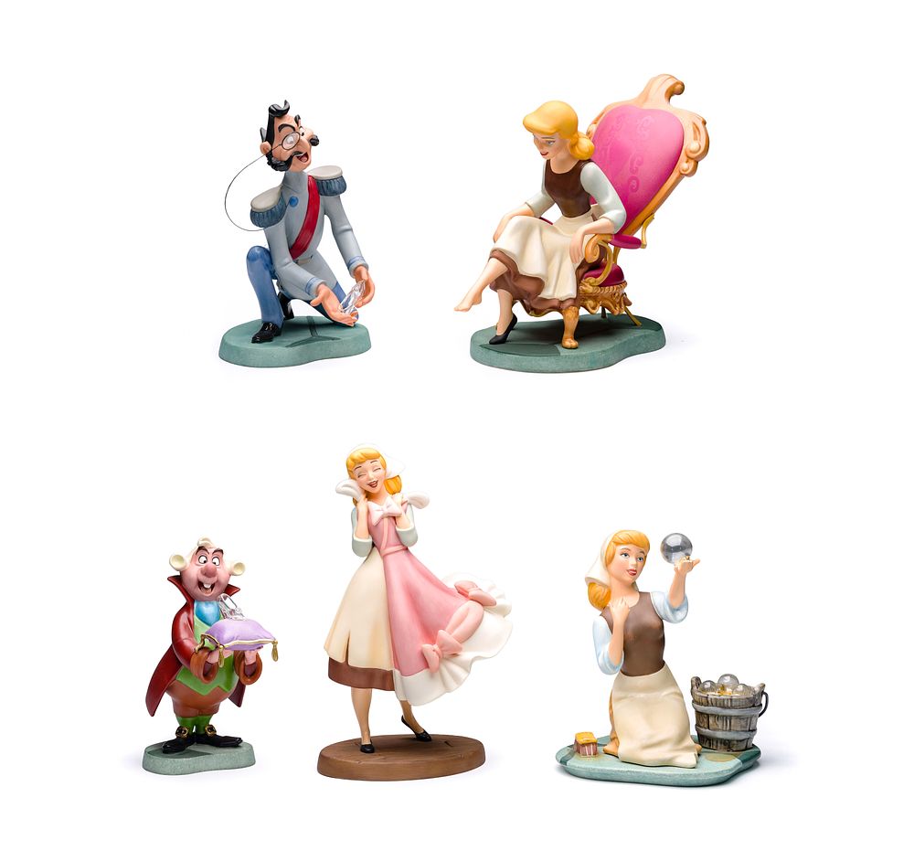 Lot 299: Disney Classics Collection 'Cinderella' Signed Figurine Assortment