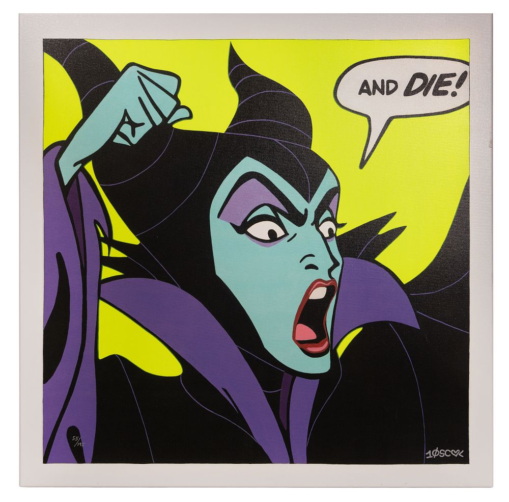 Lot 305: Tennessee Loveless (American, 20th Century) 'Birthday Wishes' Serigraph on Canvas