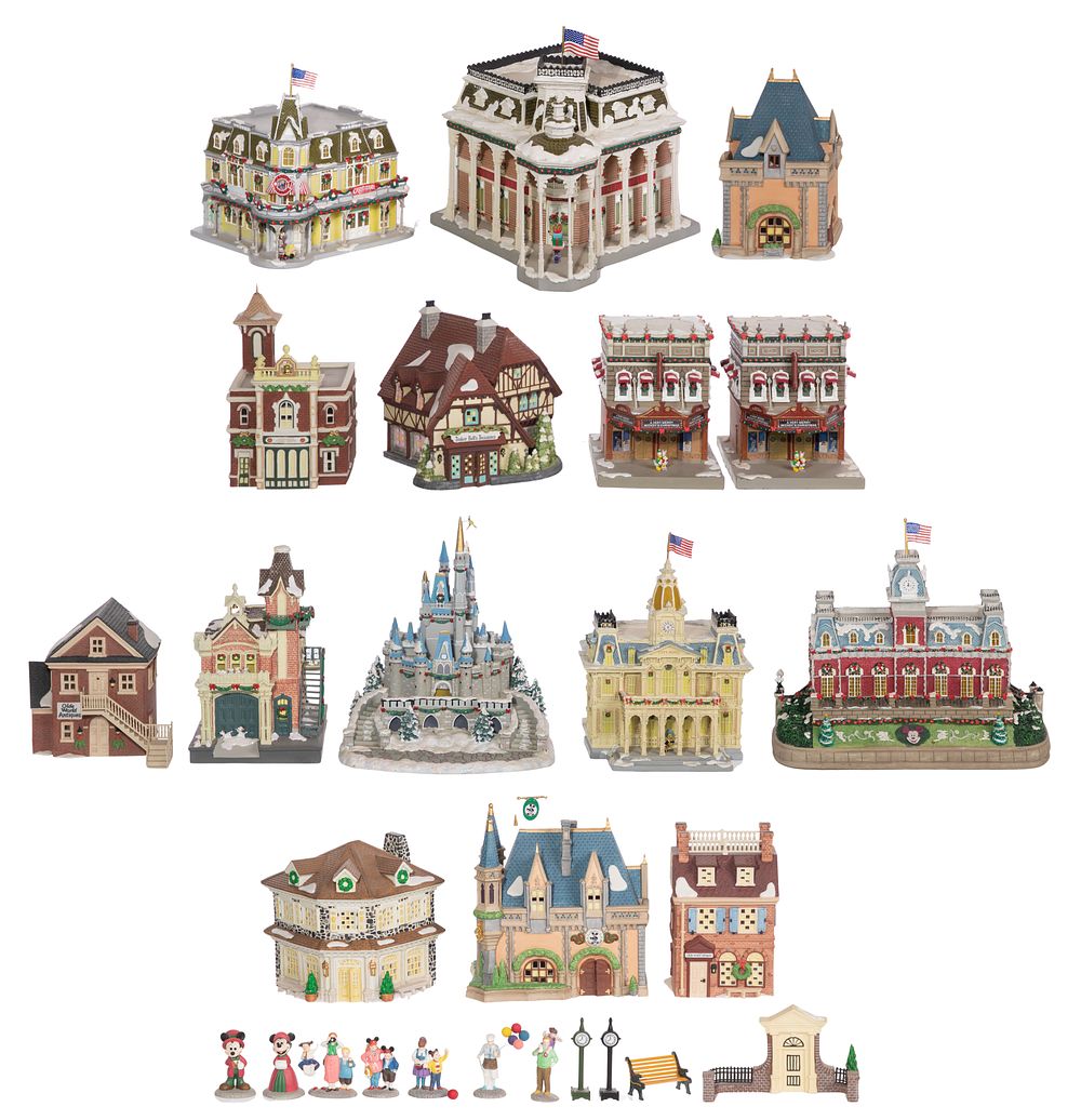 Lot 311: Disney Department 56 Snow Village Assortment