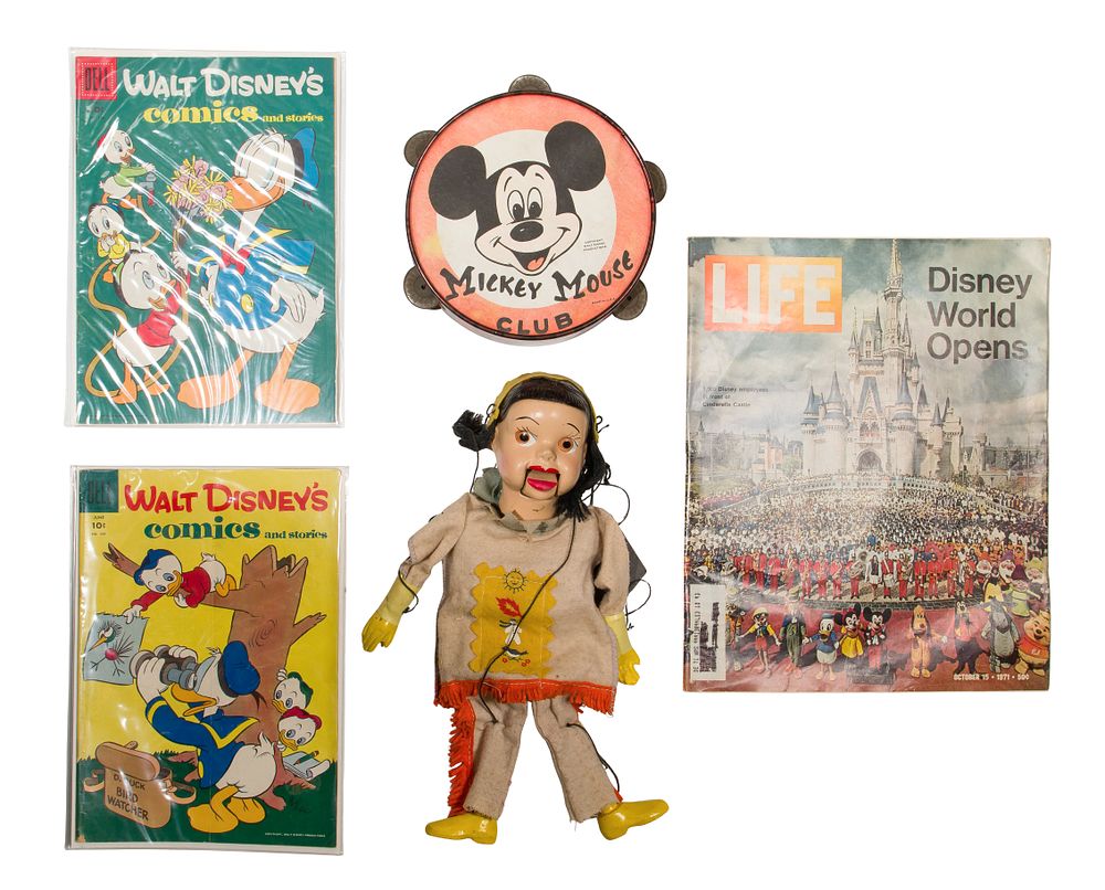 Lot 321: Disney Ephemera Assortment