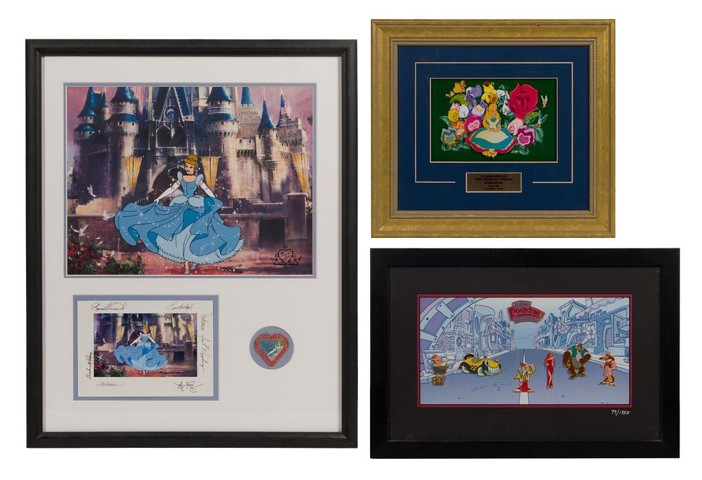Lot 344: Disney Framed Pin Assortment
