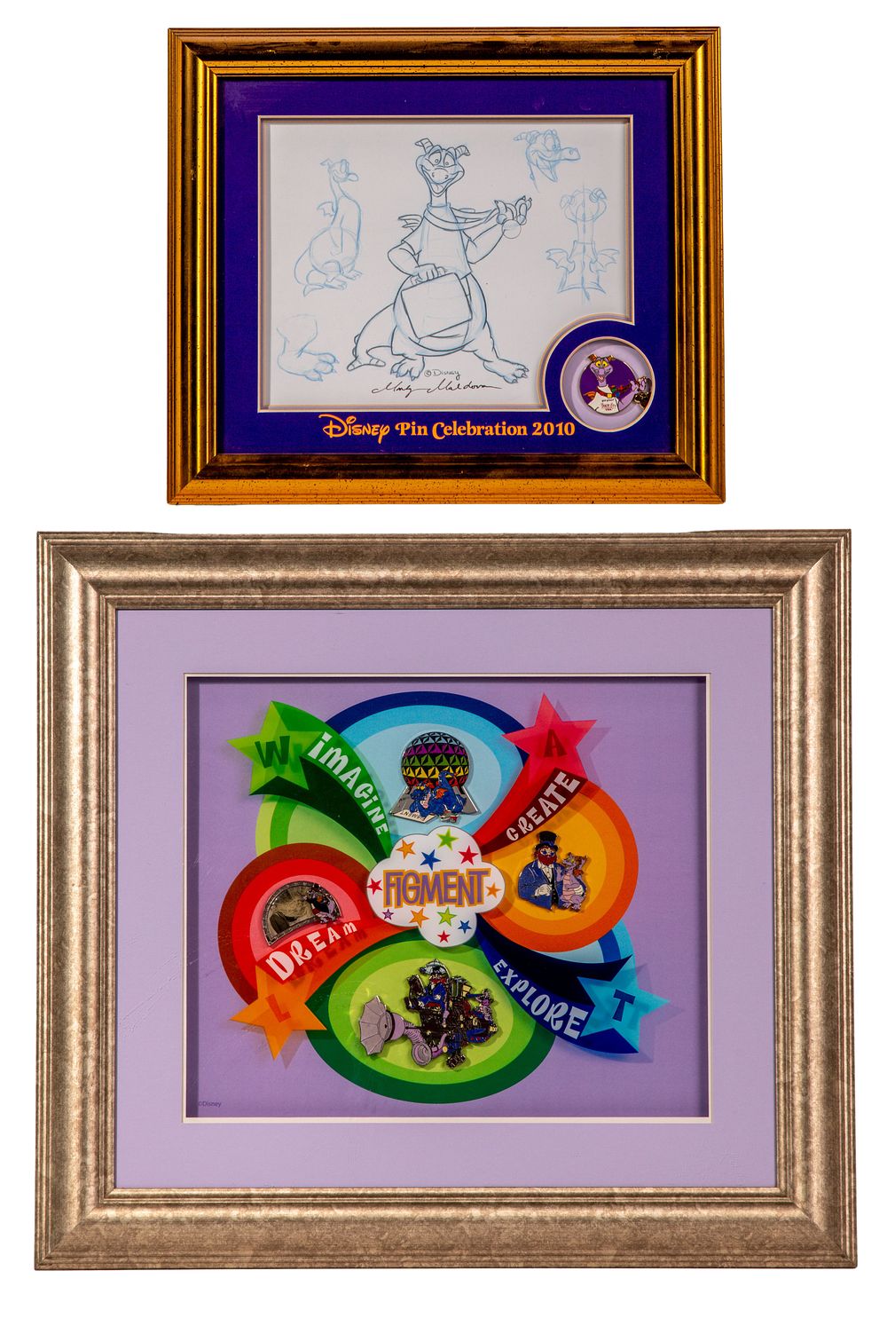 Lot 348: Disney Framed Pin Sets
