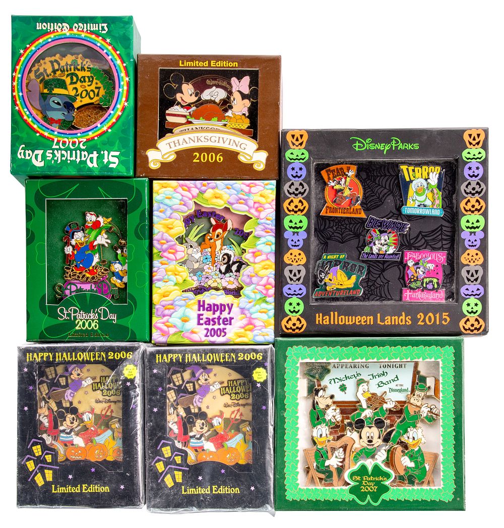 Lot 358: Disney Holiday Pin Assortment