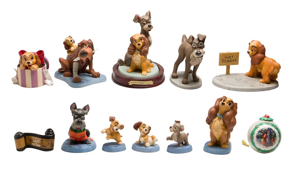 Lot 366: Disney Classics Collection 'Lady and the Tramp' Figurine Assortment