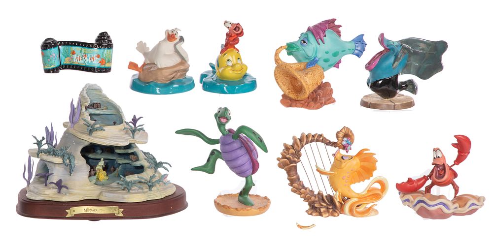 Lot 373: Disney Classics Collection 'The Little Mermaid' Figurine Assortment