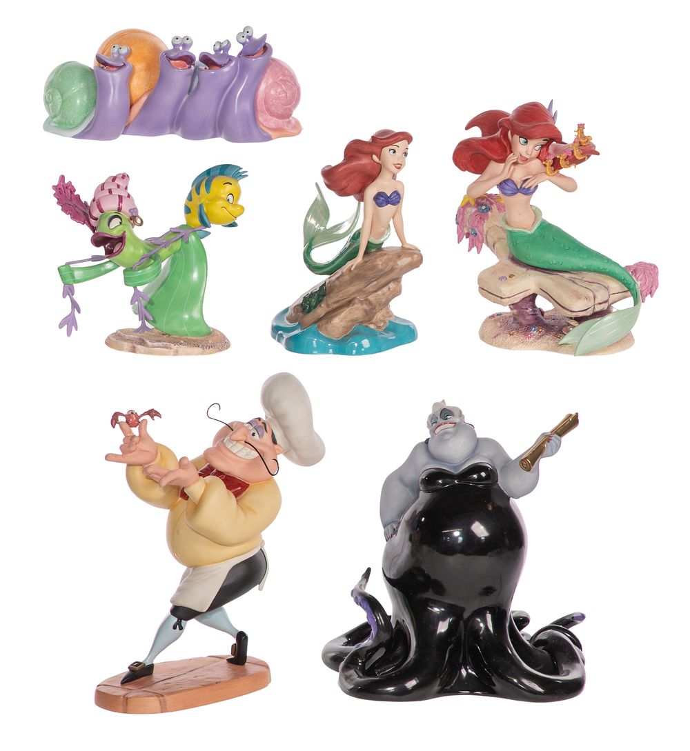 Lot 374: Disney Classics Collection 'The Little Mermaid' Figurine Assortment
