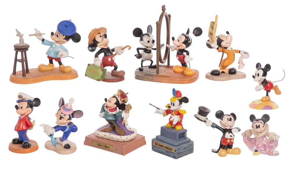 Lot 377: Disney Classics Collection 'Mickey Mouse' Figurine Assortment