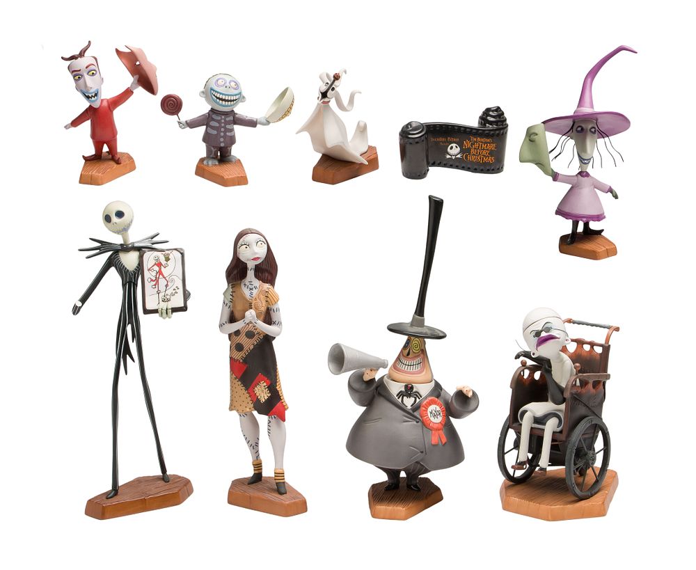 Lot 383: Disney Classics Collection 'The Nightmare Before Christmas' Figurine Assortment