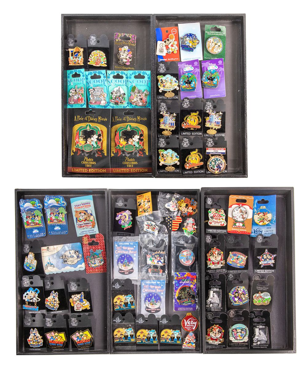 Lot 394: Disney Mickey and Minnie Mouse Pin Assortment
