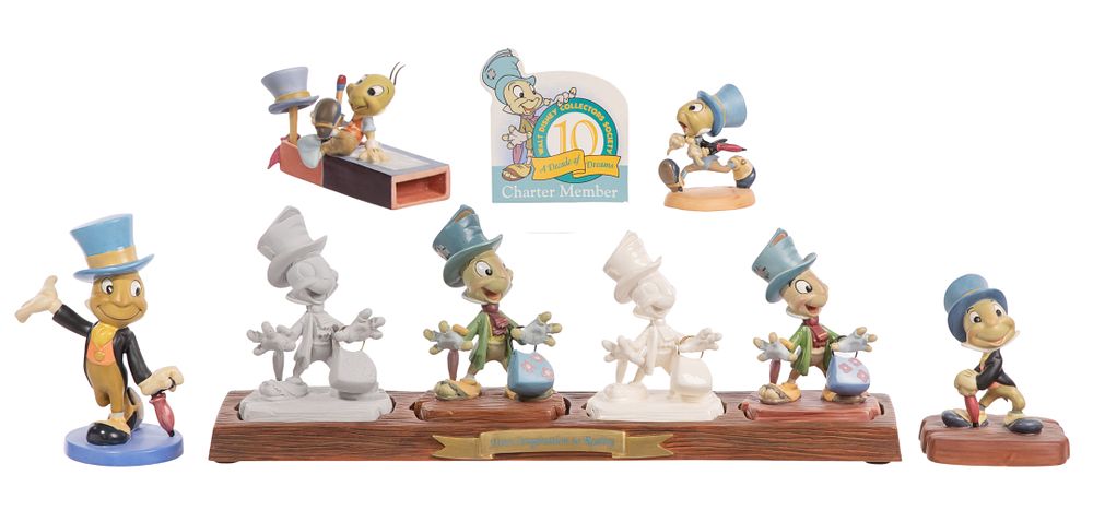 Lot 401: Disney Classics Collection Jiminy Cricket Figurine Assortment